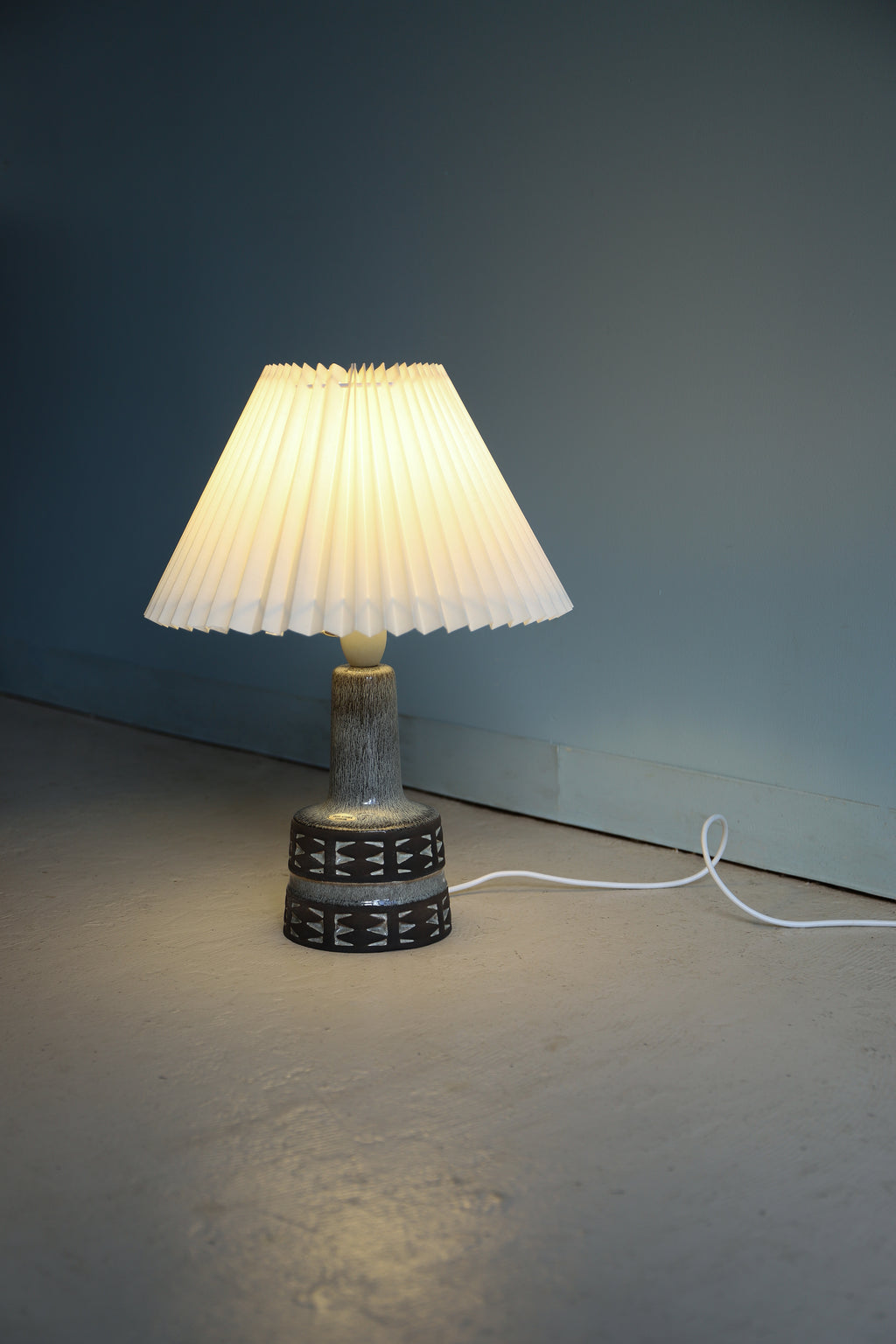 デンマークヴィンテージ フランクケラミック テーブルランプ 間接照明