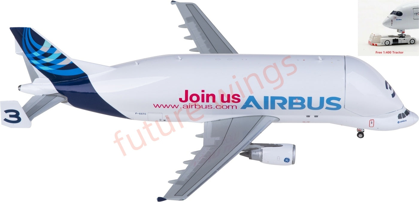 1:400 JC Wings LH4380C Airbus A300-600ST F-GSTC Beluga #3 Aircraft