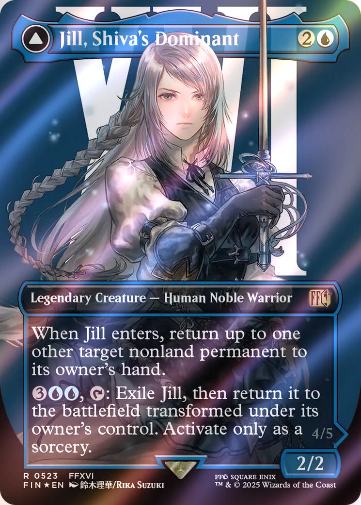 Jill, Shiva's Dominant // Shiva, Warden of Ice [523] [Borderless