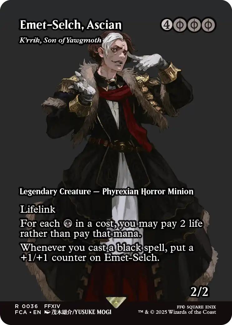 Emet-Selch, Ascian - K'rrik, Son of Yawgmoth [36] [Borderless
