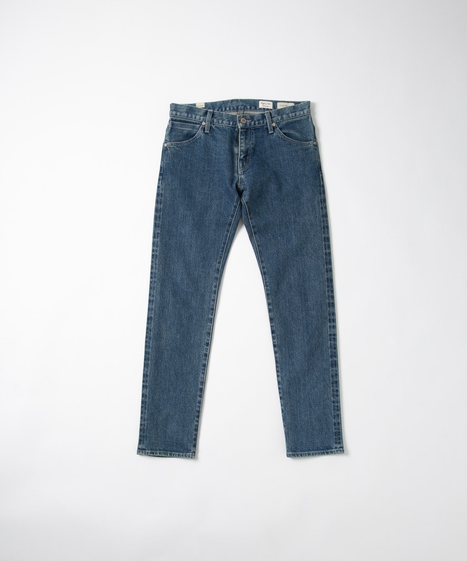 Organic Denim Washed Tapered ”Jack” – FACTOTUM