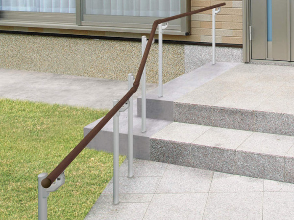 正規】三協アルミ木製調エトランポU 2型転倒防止 手すりを値引40%工事販売