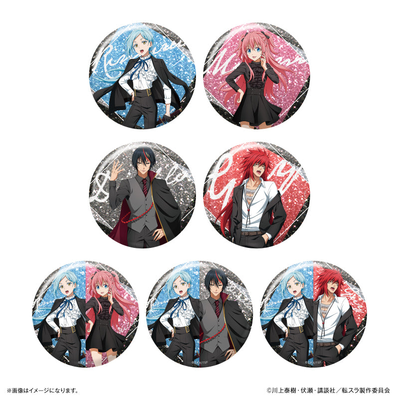 転生したらスライムだった件 トレーディングラメ缶バッジ 礼服 引きver