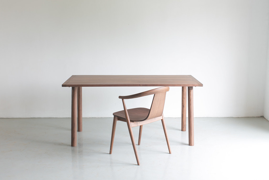 nyubel ダイニング・チェア | MK01 チェア/ロング・アーム＆板座