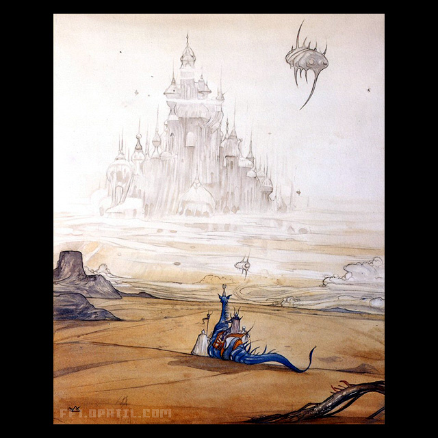 天野喜孝氏のコンセプトアート：Final Fantasy 1／ファイナル