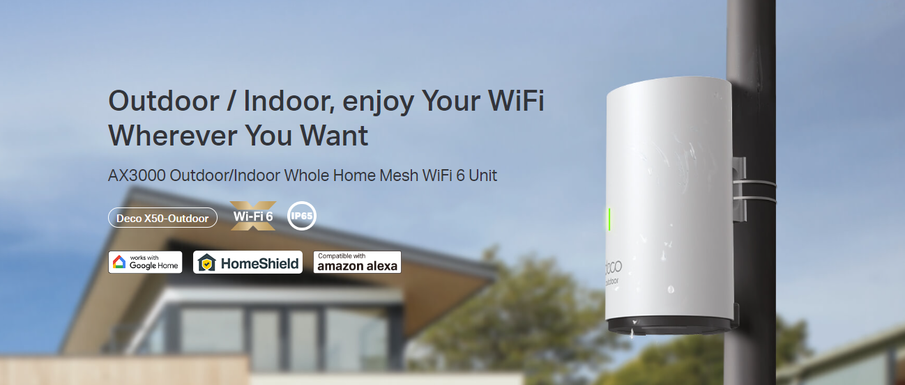 Tp-Link DECO X50 Outdoor (1-Pack) AX3000 Outdoor / Indoor Whole