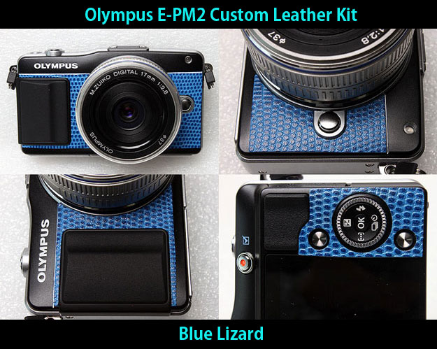 Olympus E-PM2 用貼り革キット - Aki-Asahi Custom Camera Coverings