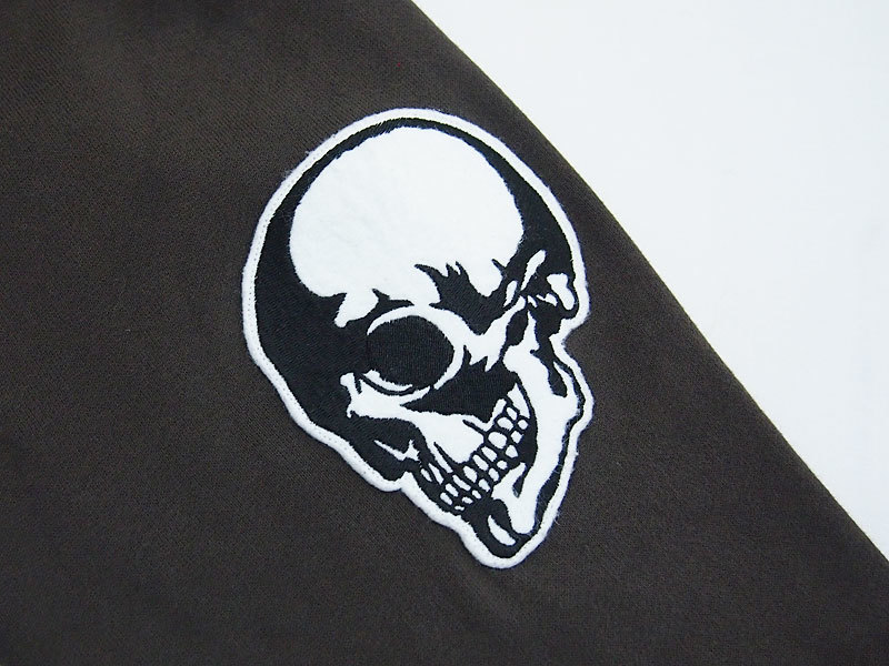 NUMBER(N)INE ドクロ スウェット パーカー スカル ワッペン ジップ