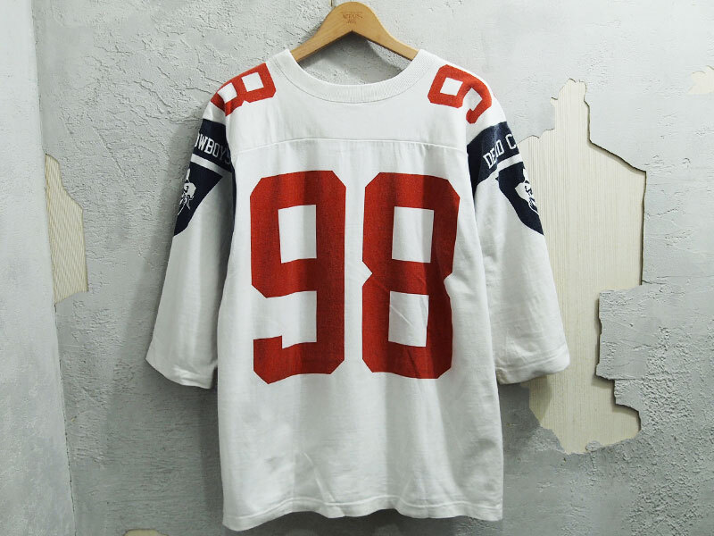 BACKDROP 'FOOTBALL TOP'七分袖 フットボール Tシャツ DEAD COWBOYS