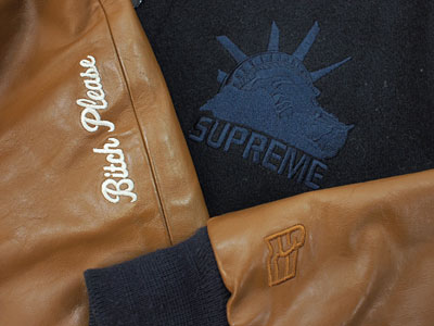 Supreme 'Varsity Jacket'バーシティジャケット 自由の女神 M