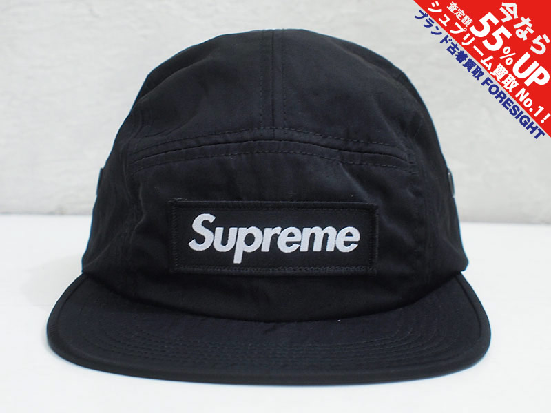 Supreme 'Washed Nylon Camp Cap'キャンプキャップ ナイロン ブラック