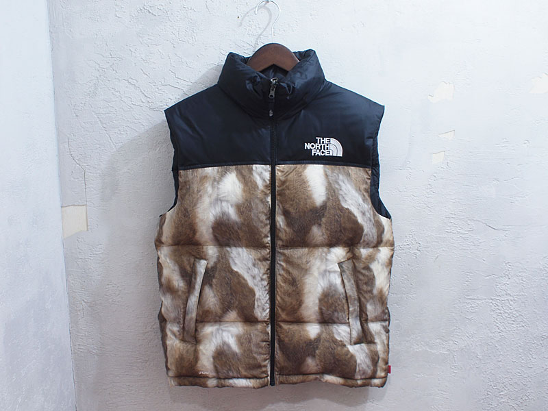 Supreme×THE NORTH FACE 'Nuptse Vest'ノースフェイス ヌプシ ダウン