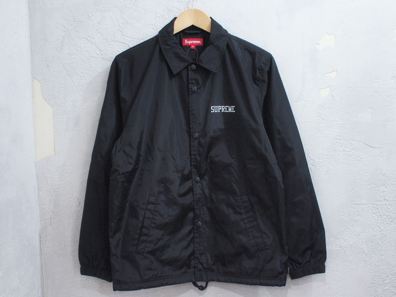 Supreme×Toshio Maeda 'Coaches Jacket'コーチジャケット 前田俊夫 黒