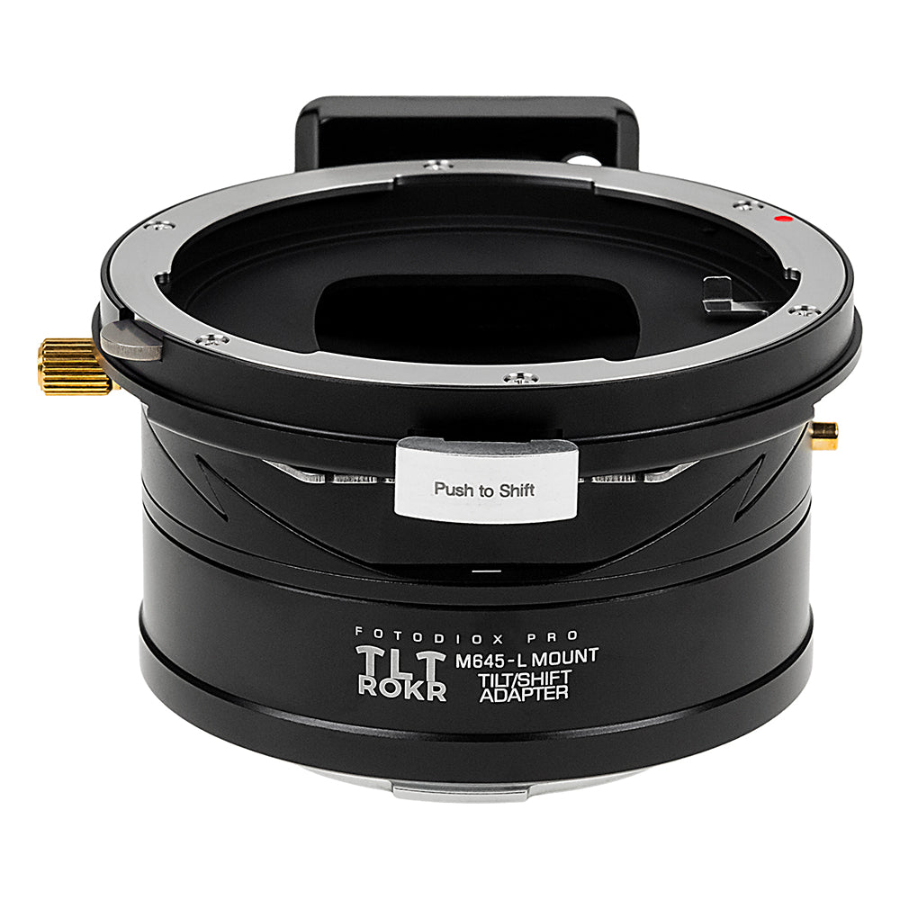 Tilt / Shift Adapter - Mamiya 645 Lens to L-Mount Alliance Cameras