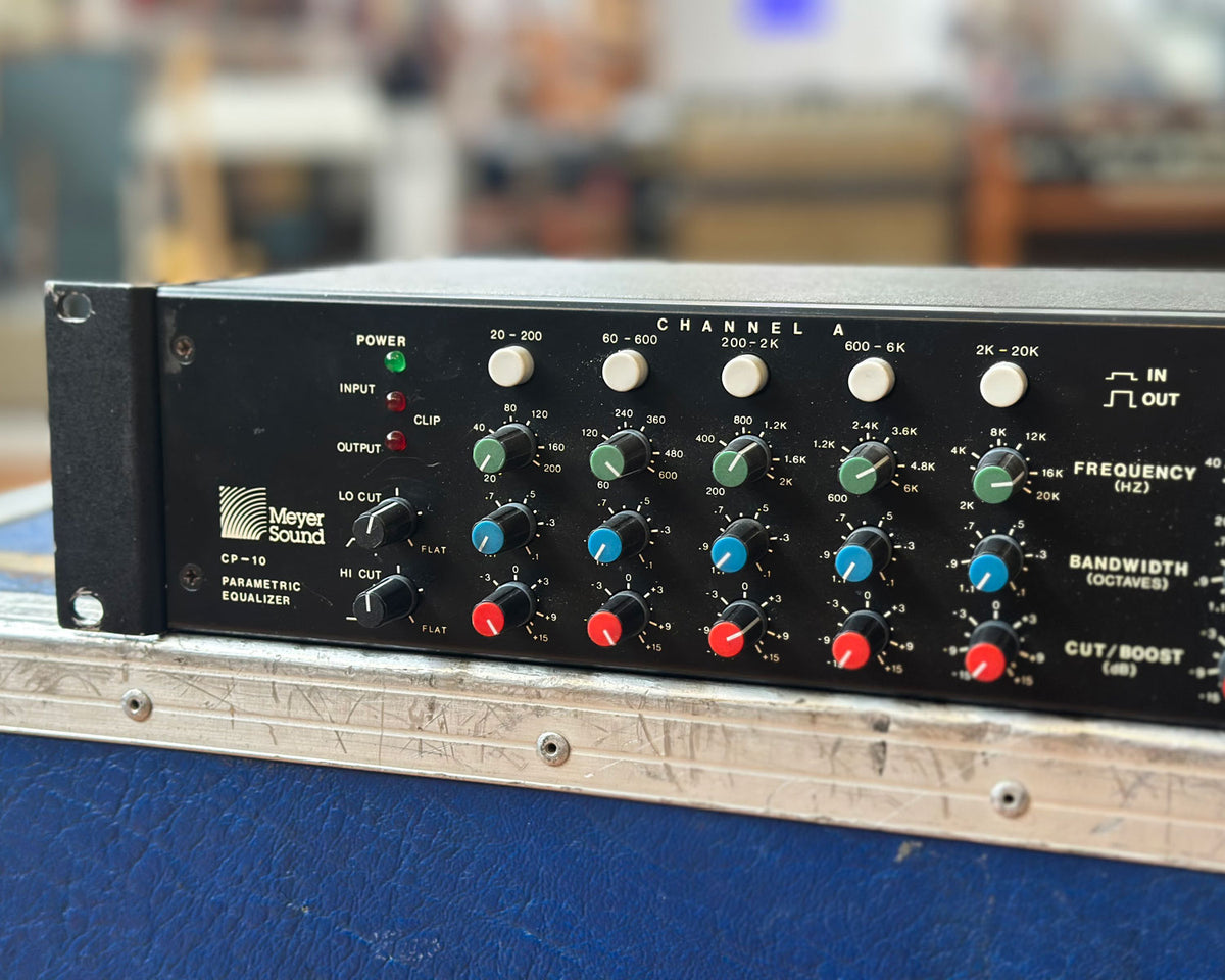 Meyer Sound CP-10 Parametric Equalizer – Found Sound
