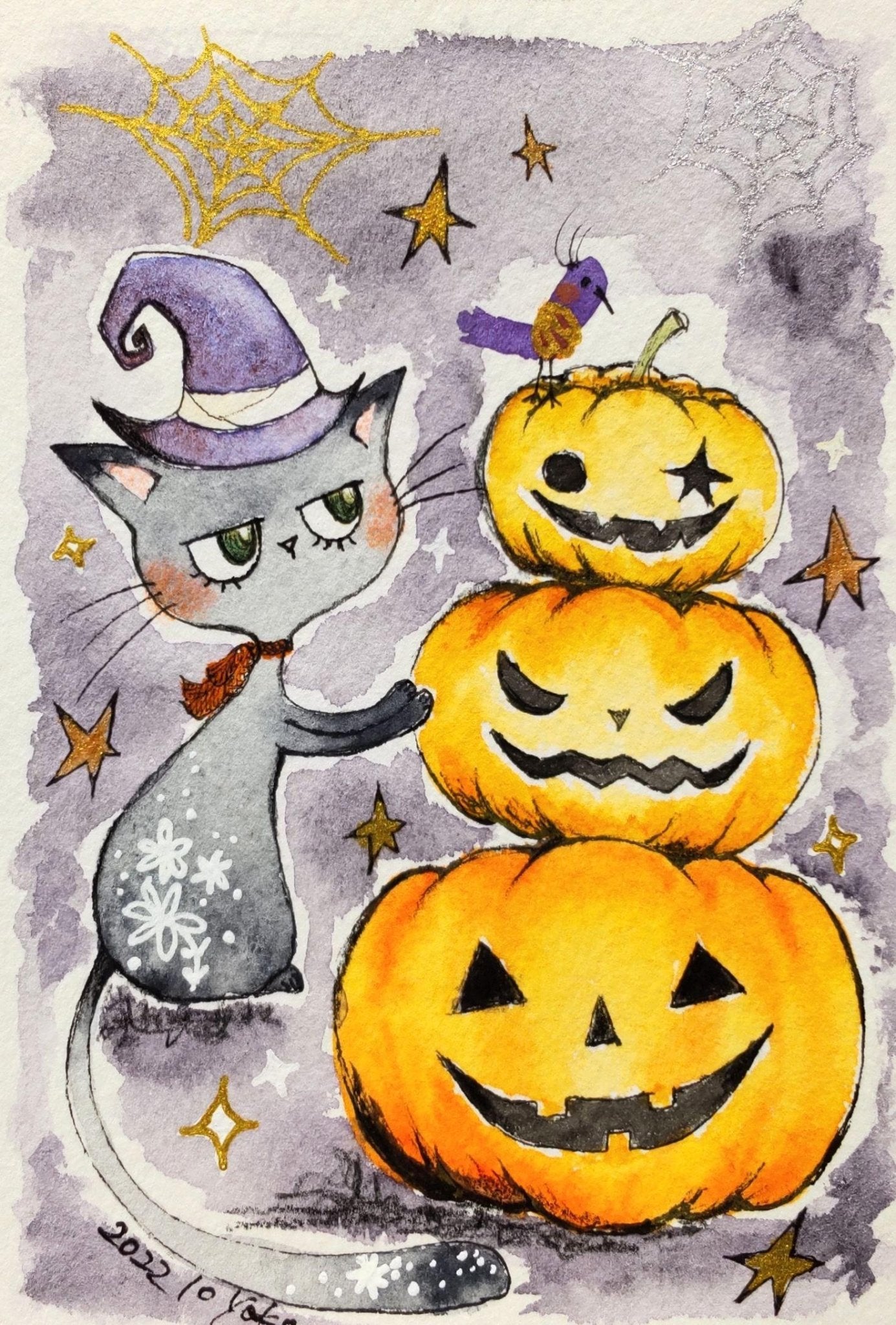 絵画の通販、購入ならFROM ARTIST/作品名：ハロウィンナイト/作家名：Yoko