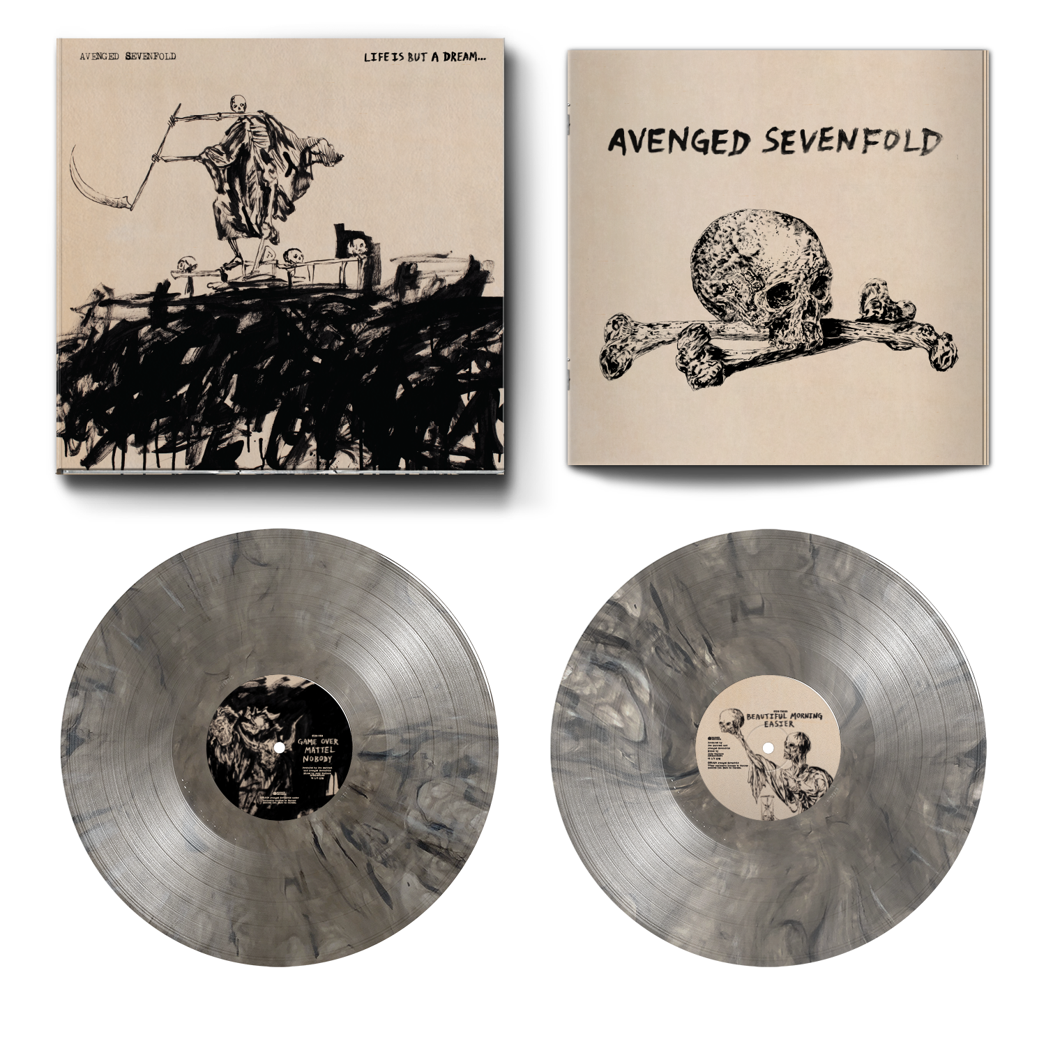 Avenged Sevenfold 'Life Is But A Dream' Deluxe Marble Smoke