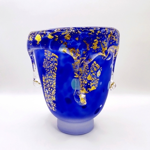 藤田喬平 手吹ガラス ・ 徳利 ・ 美術品 ・ガラス 酒器 ・花瓶 藤田