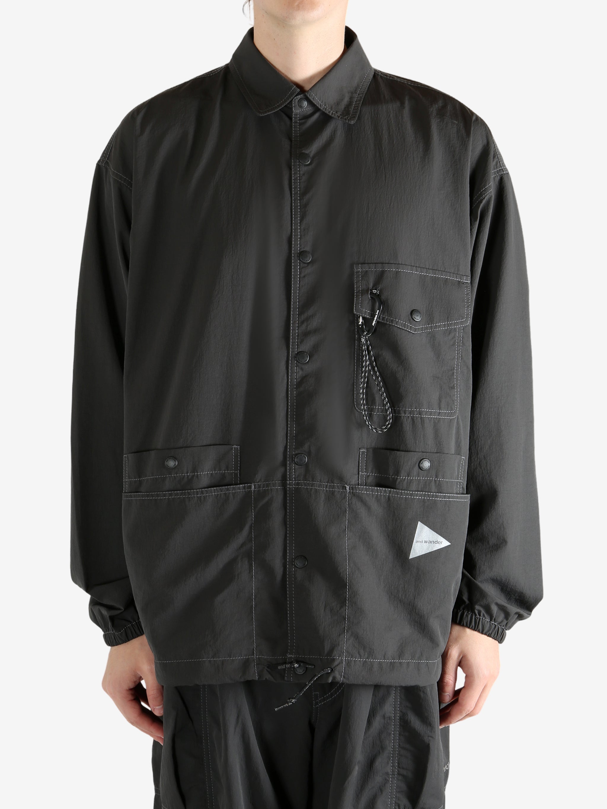 AND WANDER - Men 69 Crinkled Nylon Shirt Jacket – Atelier New York