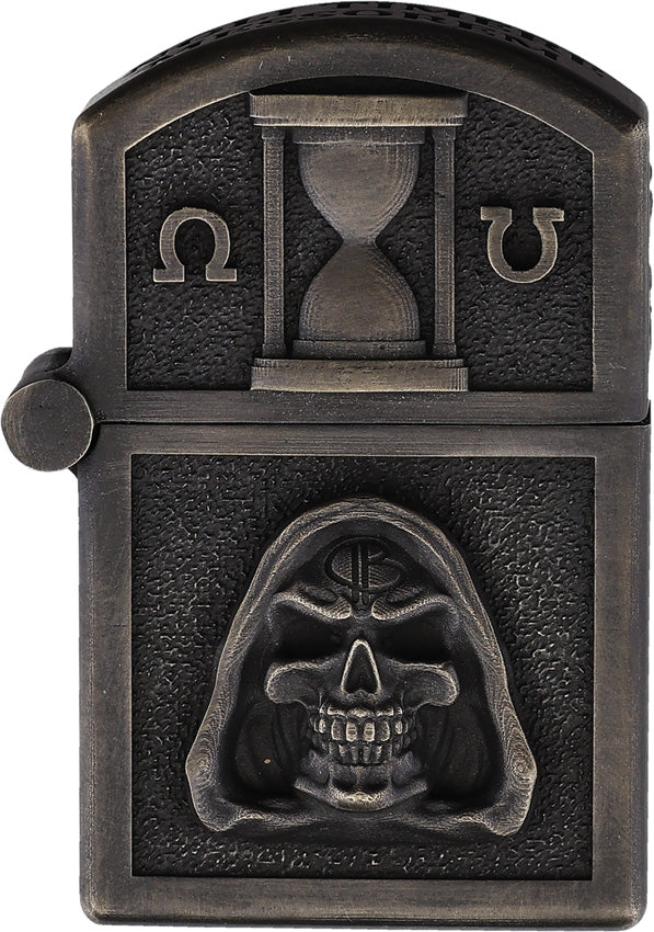 Bastinelli Creations Zippo Skull Design Bronze Armor Finish