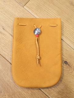 MASSES 「DEER SKIN DRAWSTRING」 ディアスキン ドローストリングバッグ