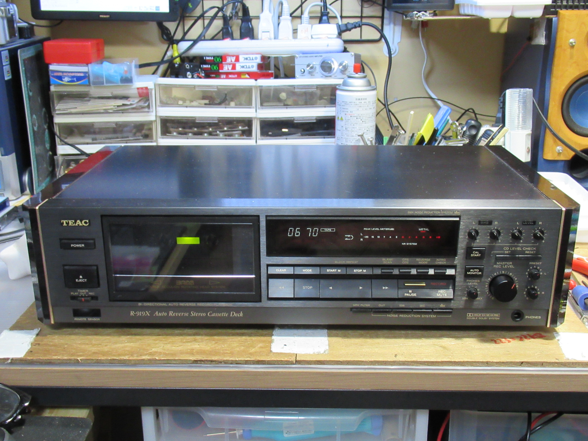 TEAC R-919Xオードリーバース3ヘッド 1週間で終了 動作確認品！ TEAC R