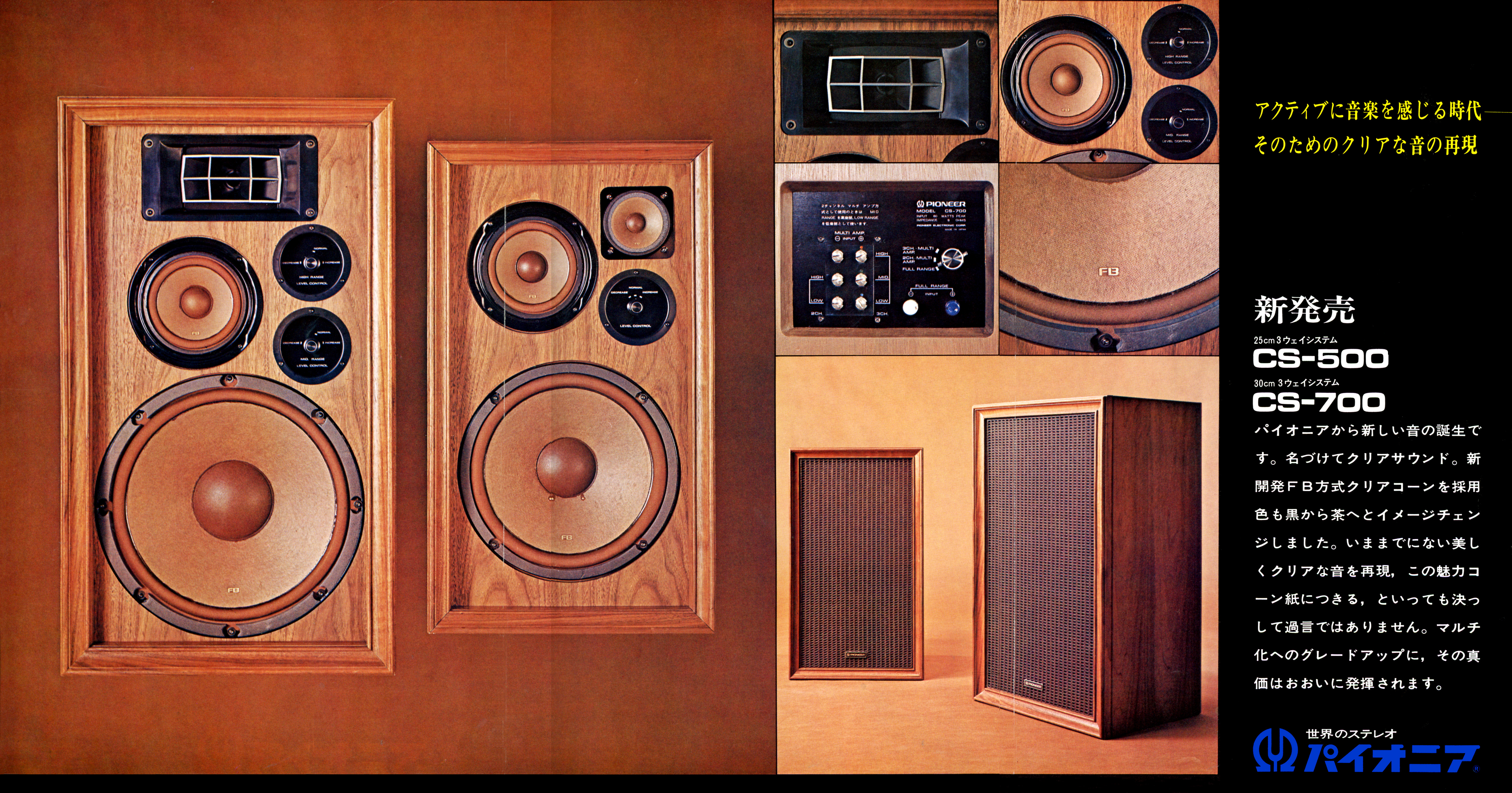 pioneer/パイオニア CS-500 ペアスピーカー スピーカー 音楽 音響機器
