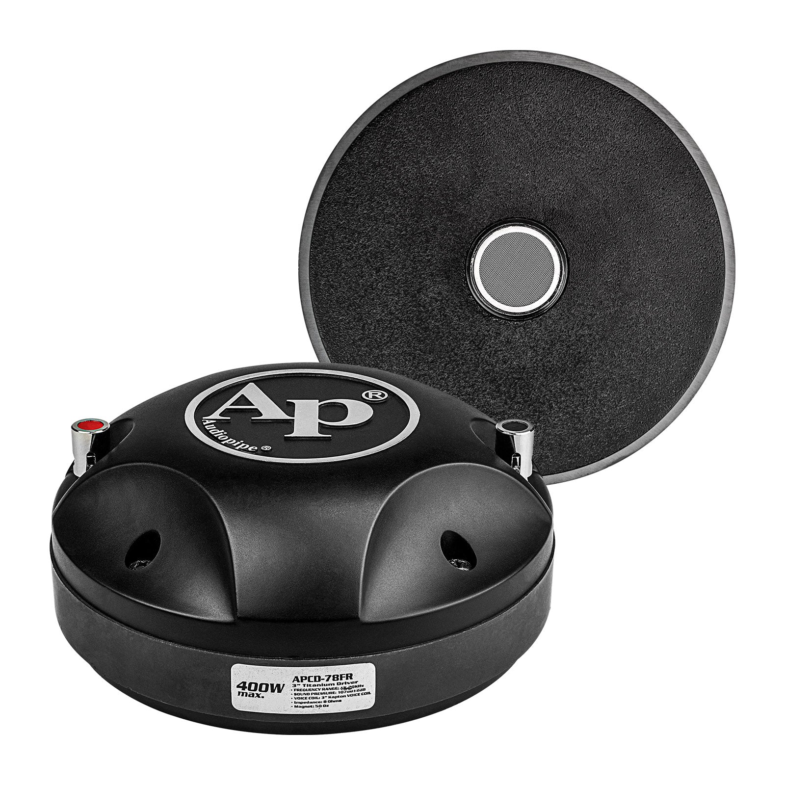 400 Watts Titanium Compression Driver (APCD-78FR) – Audiopipe