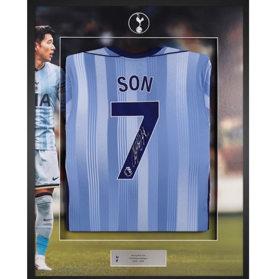 ソン・フンミン【直筆サイン入り】トッテナムアウェイユニフォーム