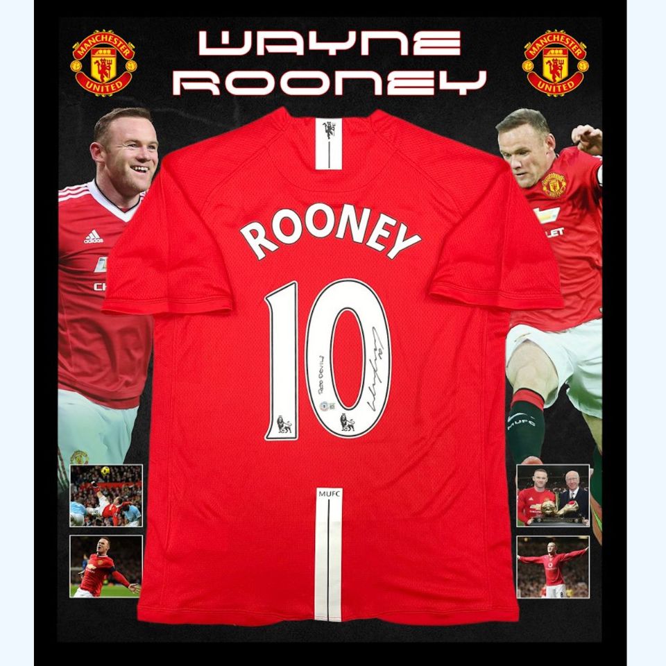 直筆サイン入り】ルーニー マンU ユニフォームを販売 – AuthentiCo.
