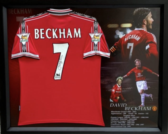 額入り】デビッド・ベッカム 直筆サイン入り マンチェスター