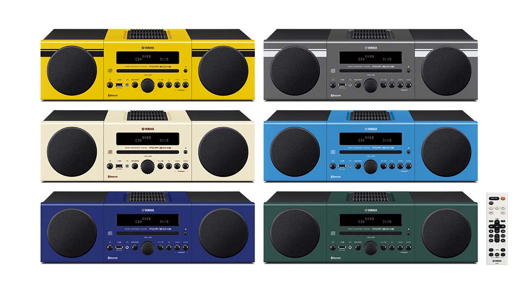 ヤマハバイクをモチーフにしたBT/CDコンポ「MCR-B043」に6色追加 - AV
