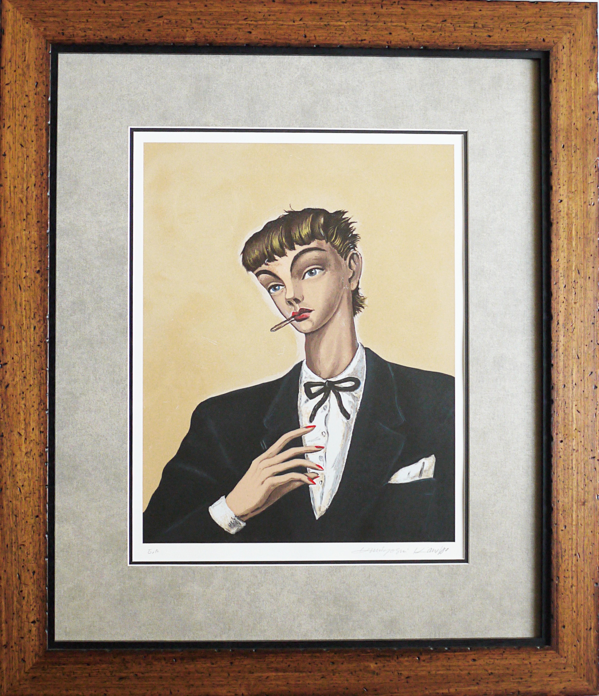 新着】金子國義リトグラフ、吉田初三郎肉筆色紙、加藤周一限定本