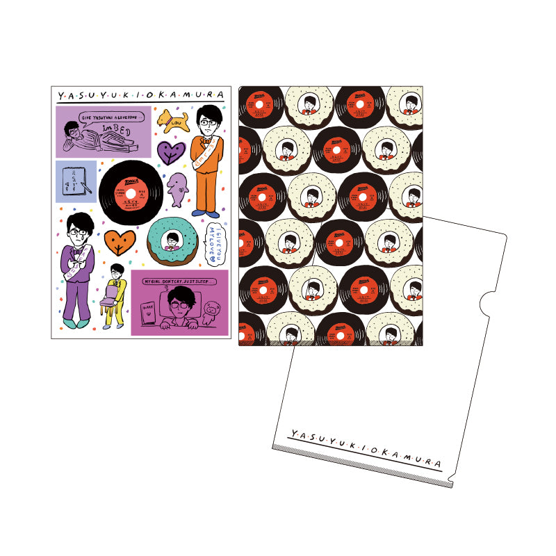 靖幸、元気でステッカー＆クリアファイルセット