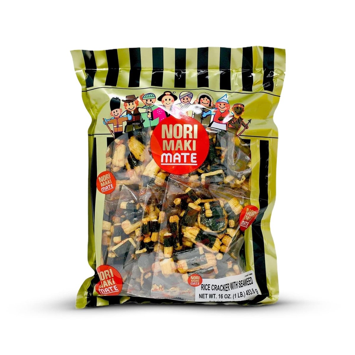 Shirakiku Nori Maki Mate Rice Crackers With Seaweed 16oz – A&E