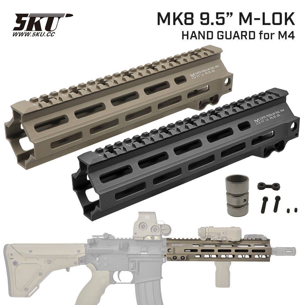 5KU 製 】 東京マルイ M4シリーズ 対応 GEISSELEタイプ SMR Mk8 M-LOK