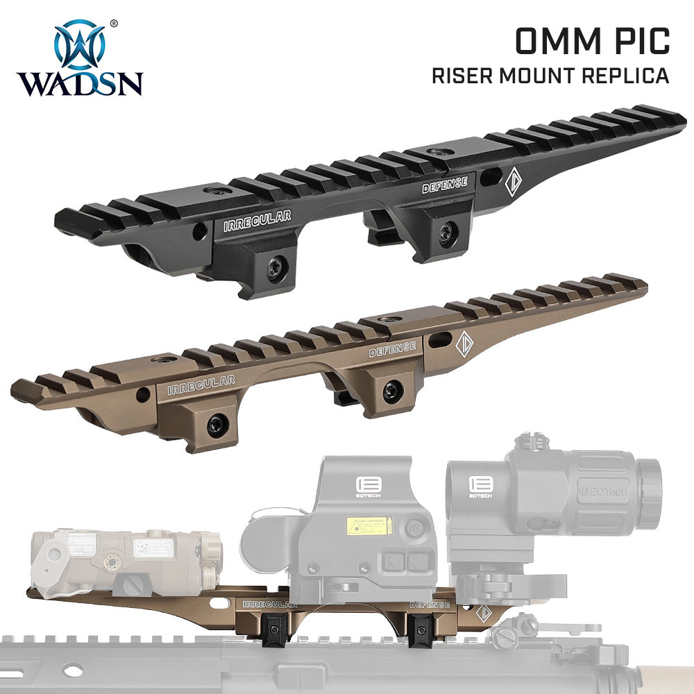 WADSN 製 】20mmレール 対応 IRREGULAR DEFENSE OMM PIC ライザー
