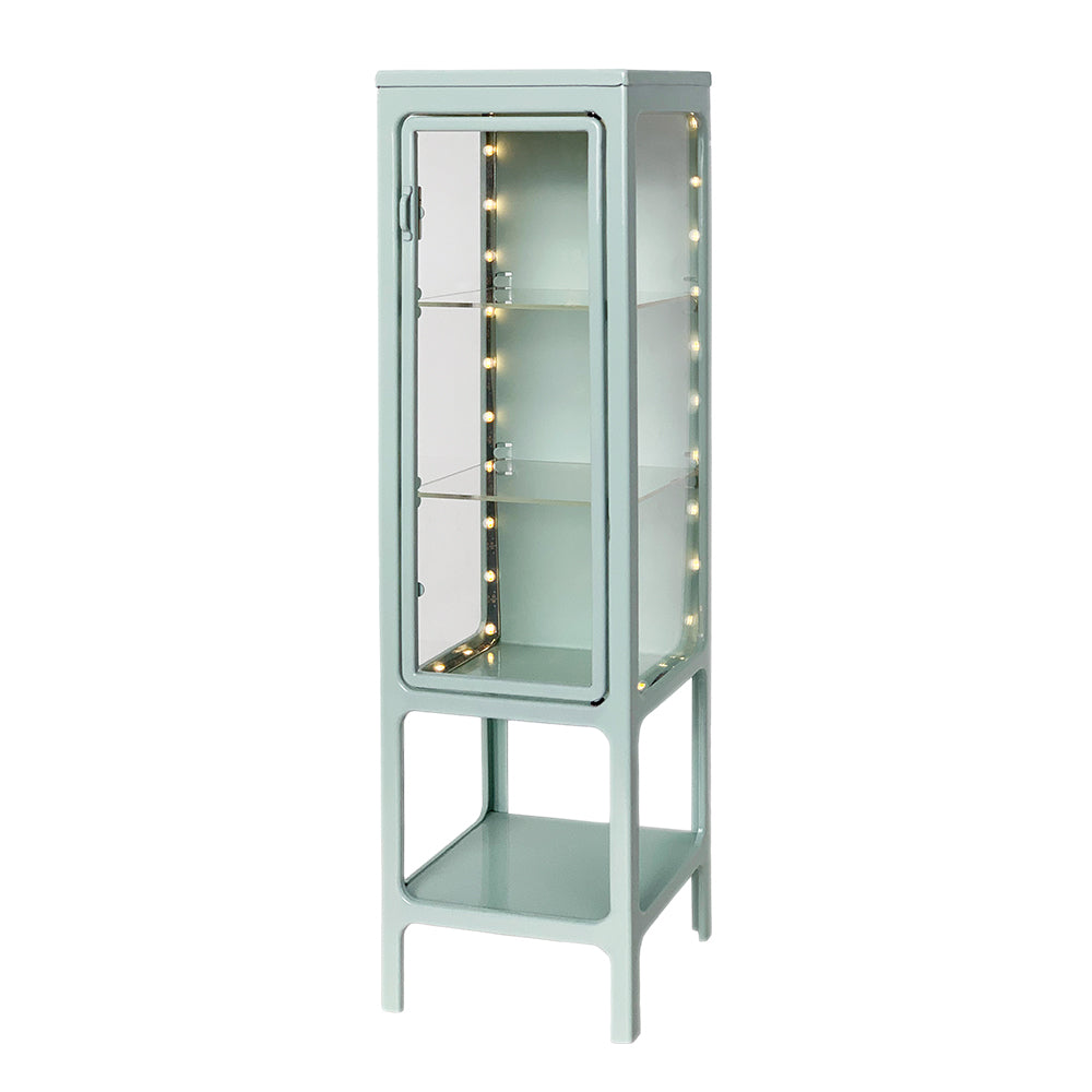 ディスプレイキャビネットドールハウス - ミントグリーン 1/6スケール