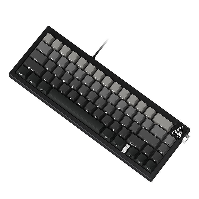 Ajazz AK650 Wired Gaming Mechanical Keyboard volume knob full-key