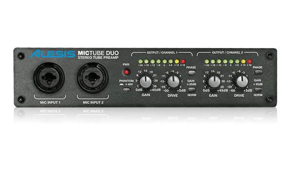 MIC2200 ステレオ 真空管マイクプリアンプ USB付き真空管マイク