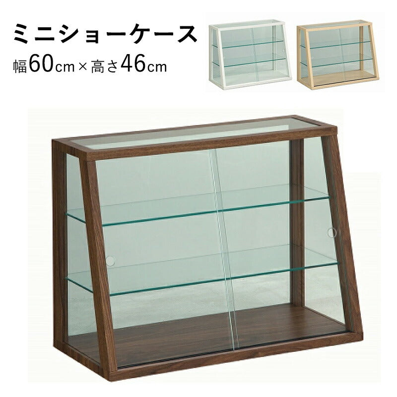 ミニショーケース 幅60cm 奥行き28cm 高さ45cm 卓上 コレクション