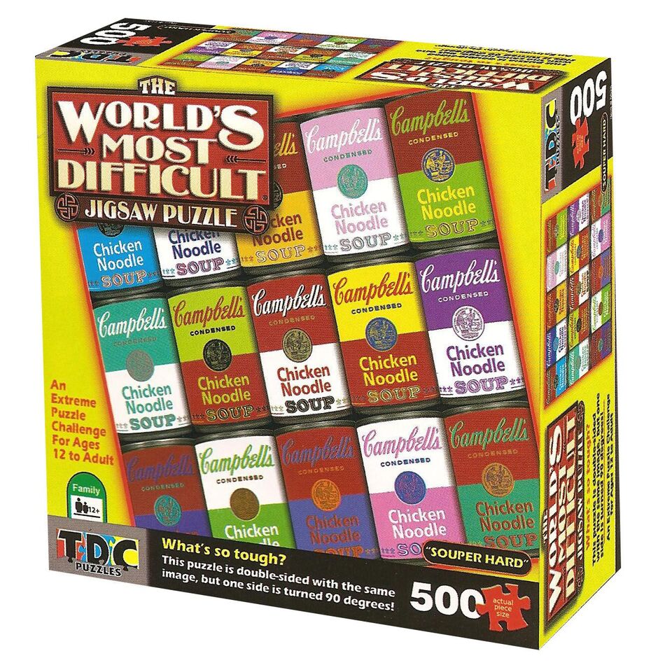 The World's Most Difficult Jigsaw Puzzle – Campbell's Souper Hard