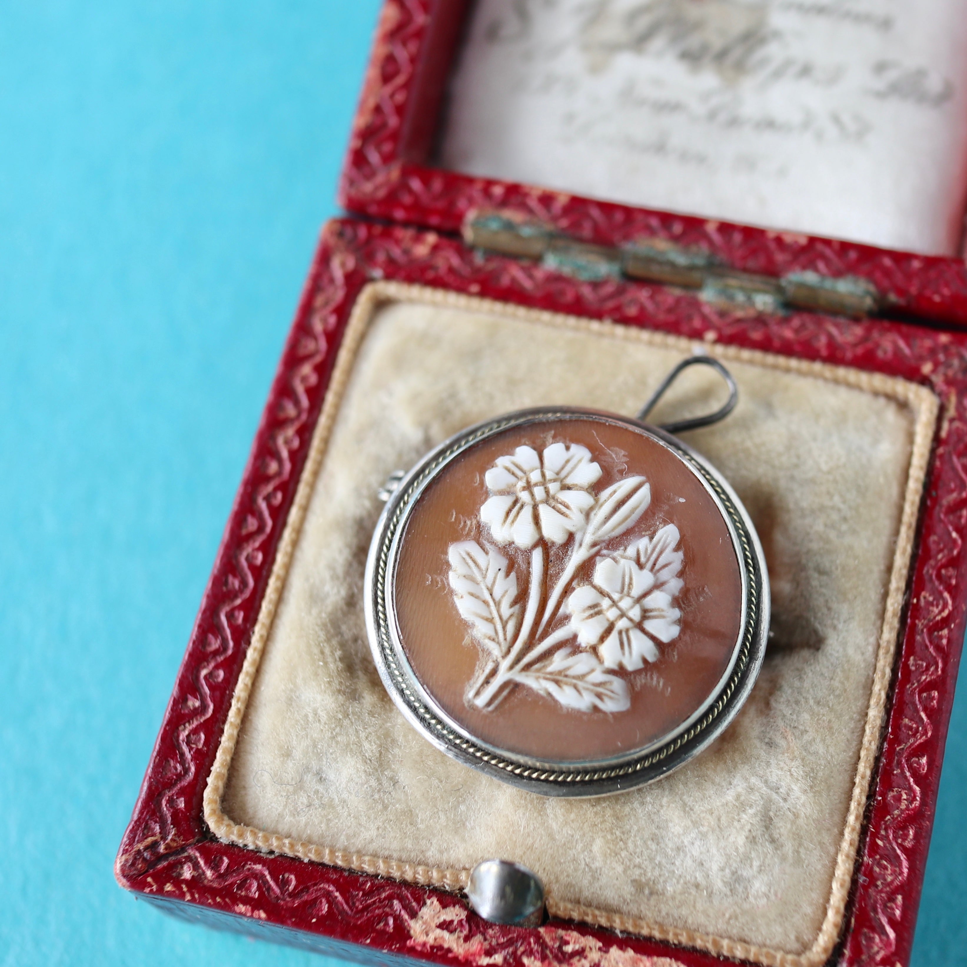 シェルカメオ フラワー ブローチ＆ペンダントトップ – Amelie Antique