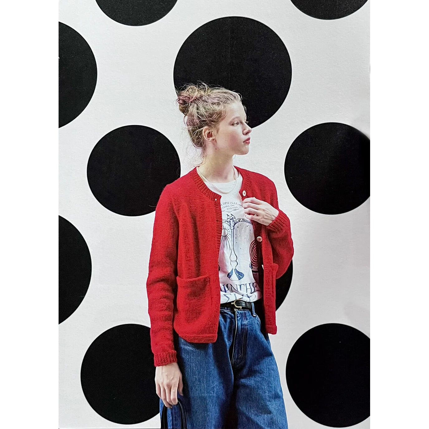 KNIT BOOK_06 RED CARDIGAN 糸セット | amuhibi