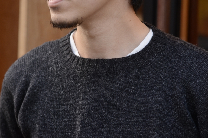 REAL SHETLAND WOOL SWEATER CREW | ANATOMICA SAPPORO アナトミカ札幌