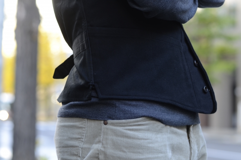 SAGAN VEST ENGLISH MOLESKIN “BLACK” | ANATOMICA SAPPORO アナトミカ札幌