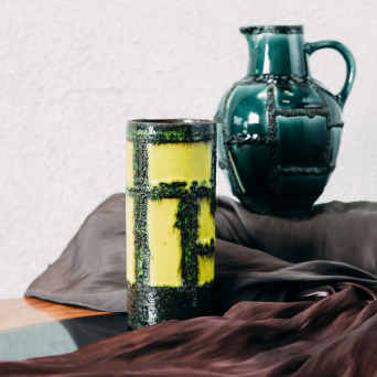 Fat Lava & German Art Pottery - andQ通販「Fat Lava-Italian vase