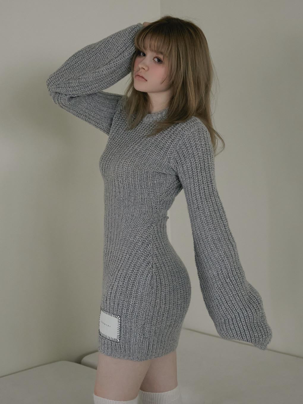 ANDMARY】Mel knit mini dress