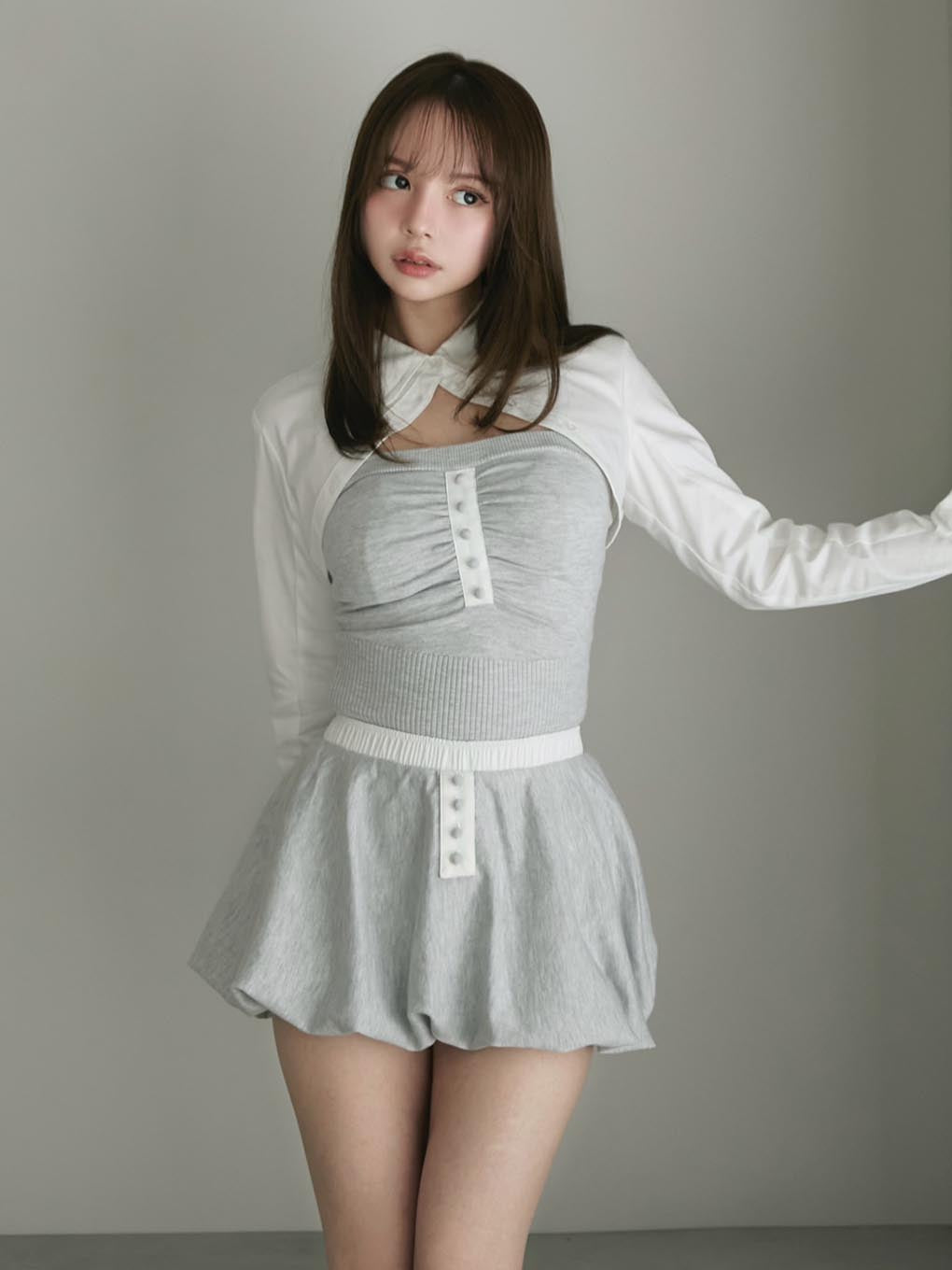 ANDMARY】Myra shirt set up