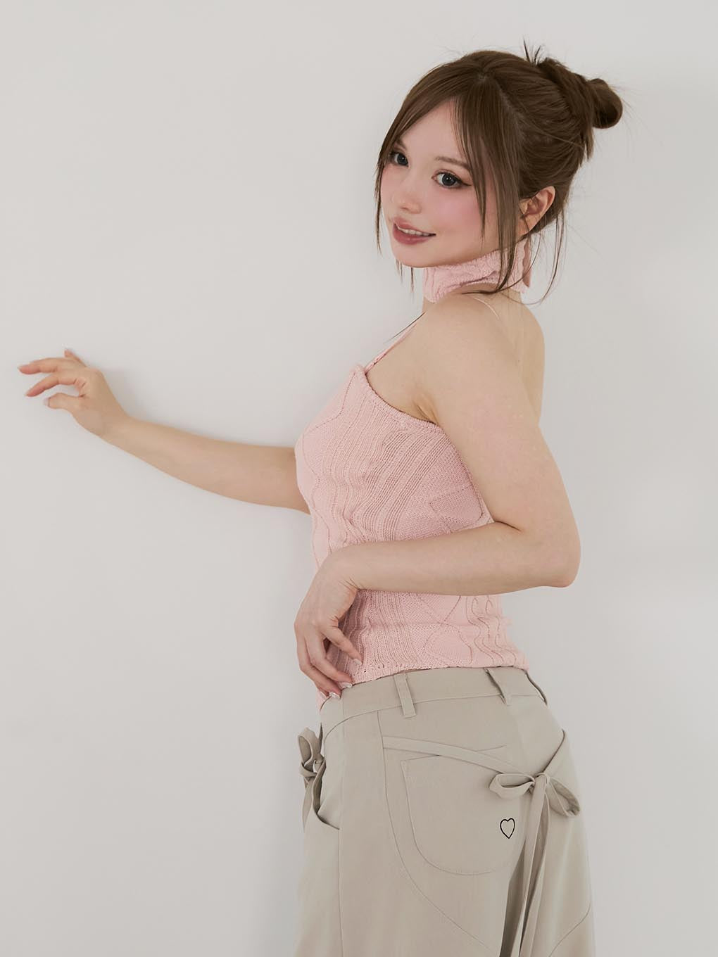 ANDMARY】Vera knit bare tops